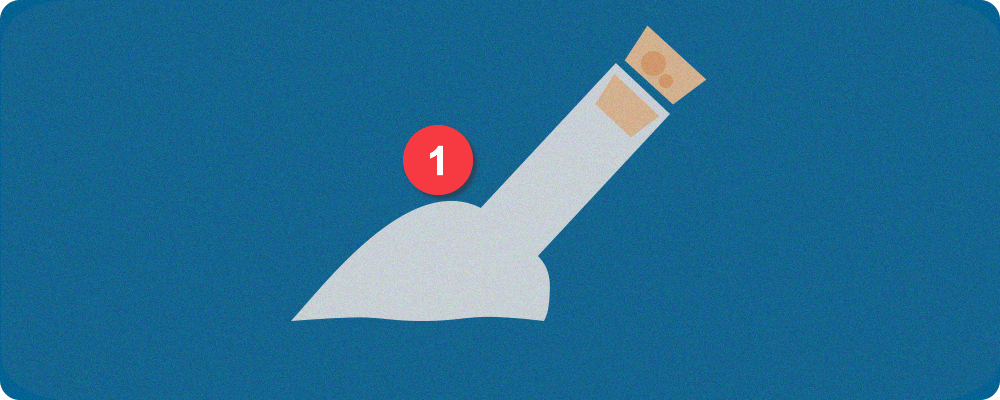 Floating Bottle Logo Image